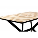 Стол ВВР Миллер 3D 5/черный №7, стекло ф/п 120/80